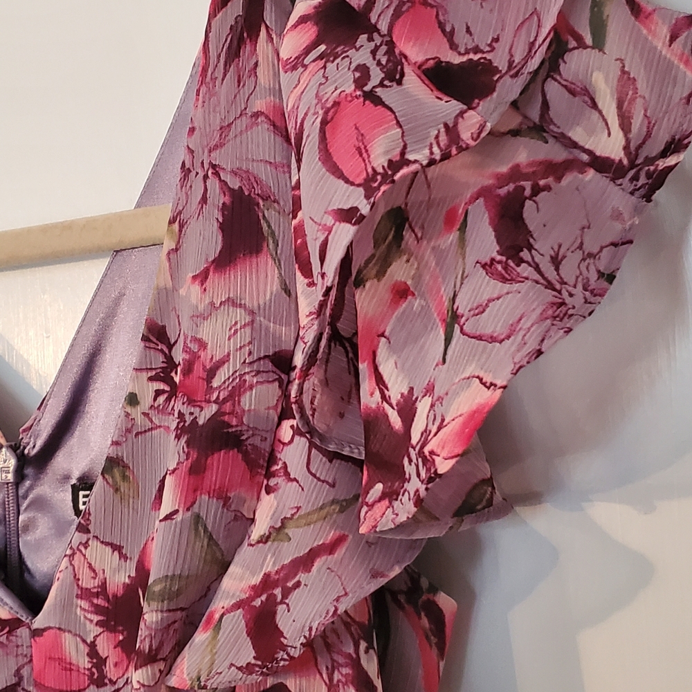 Express Floral Ruffled Dress - Picture 6 of 9